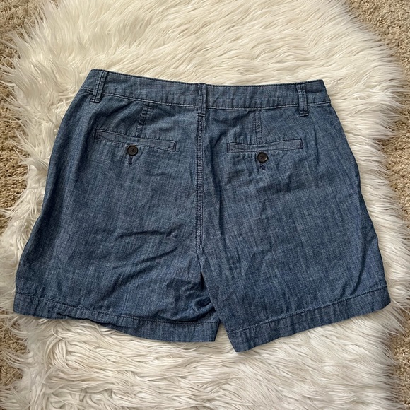 {A New Day} Chambray Shorts in Blue - Womens 4 - Picture 7 of 12